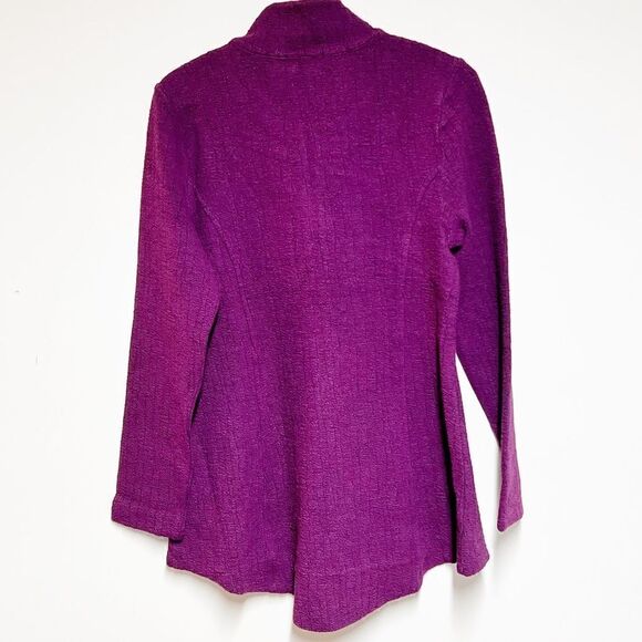 NWT Liv By Habitat Purple Stella Swing Jacket Mulberry Sz S/ M - Picture 3 of 8